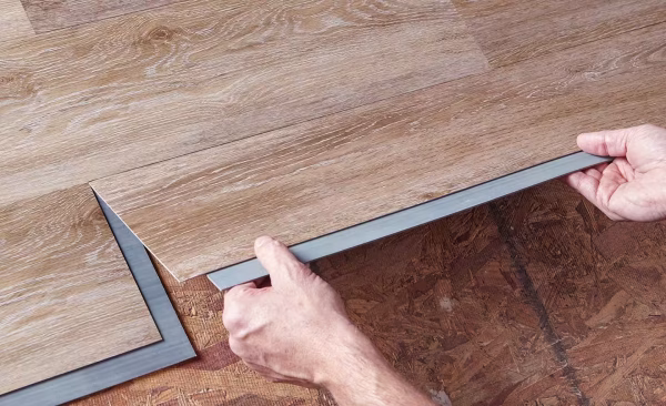 Luxury vinyl plank