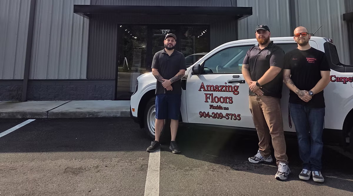 Amazing Floors Florida installers at work